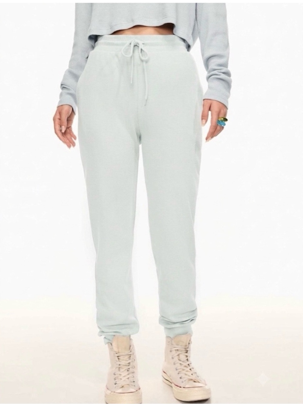 TNA Light Mint Drawstring Joggers
